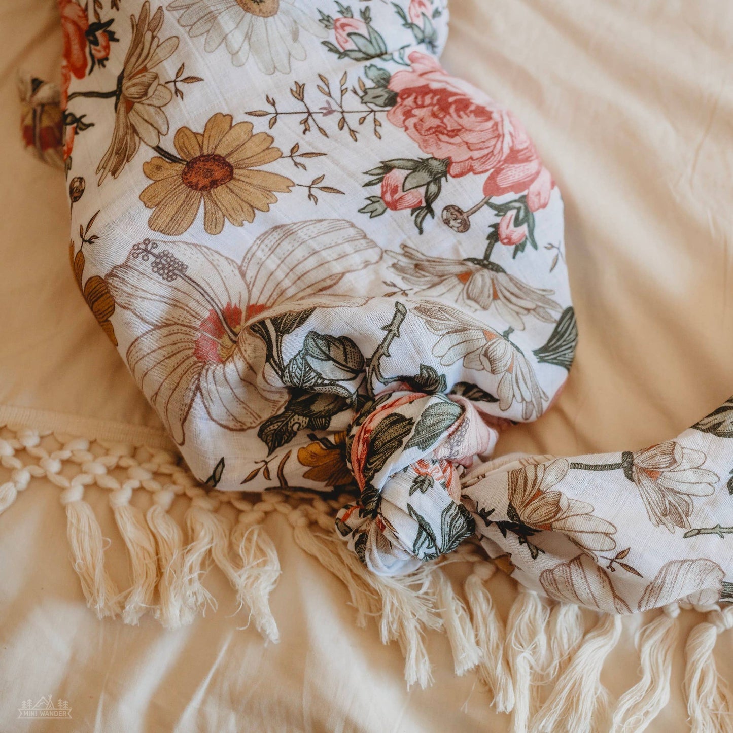Garden Floral Swaddle
