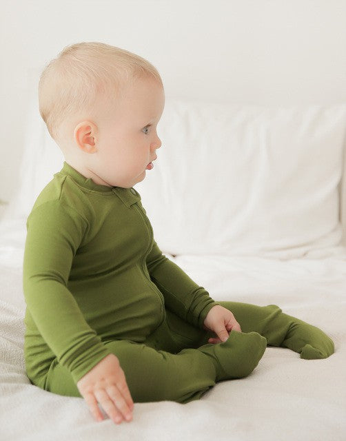 Olive Footie Pajamas