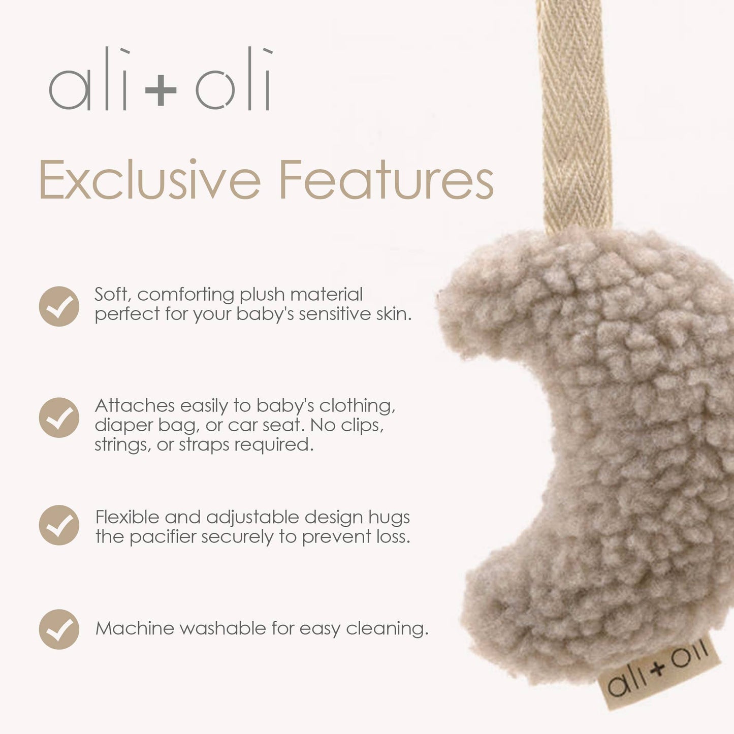 Moon Pacifier Holder