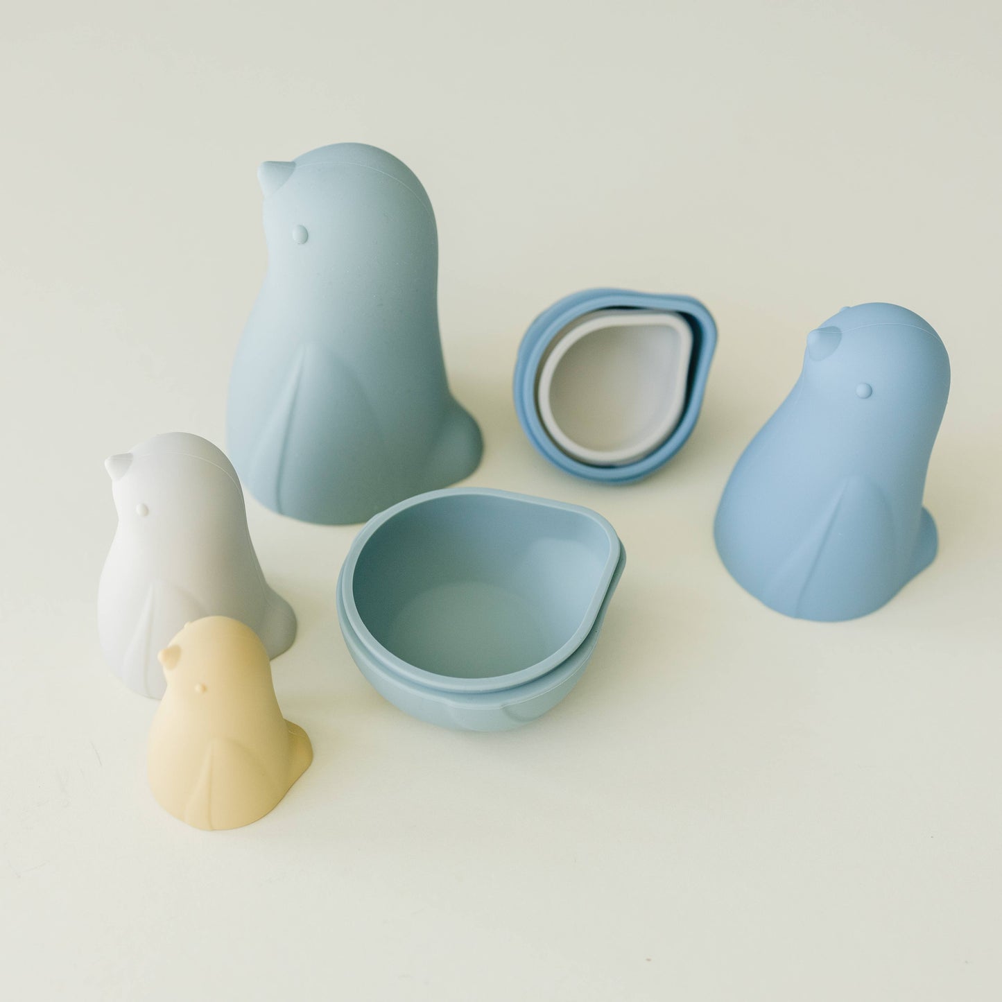 Sea Blue Multi Mix Nesting Penguin Set