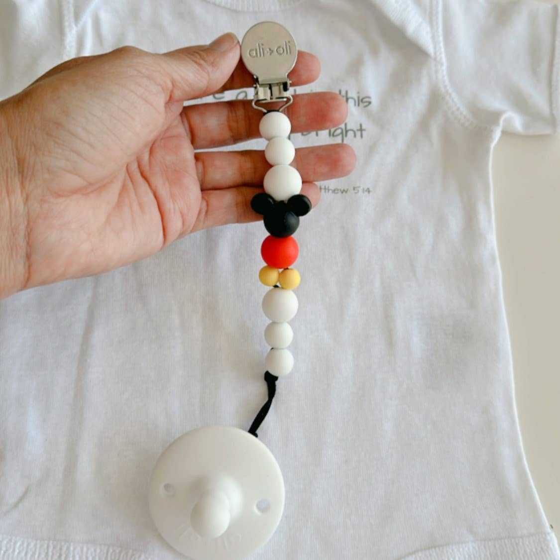 Pacifier Clip (Mouse) by Ali+Oli
