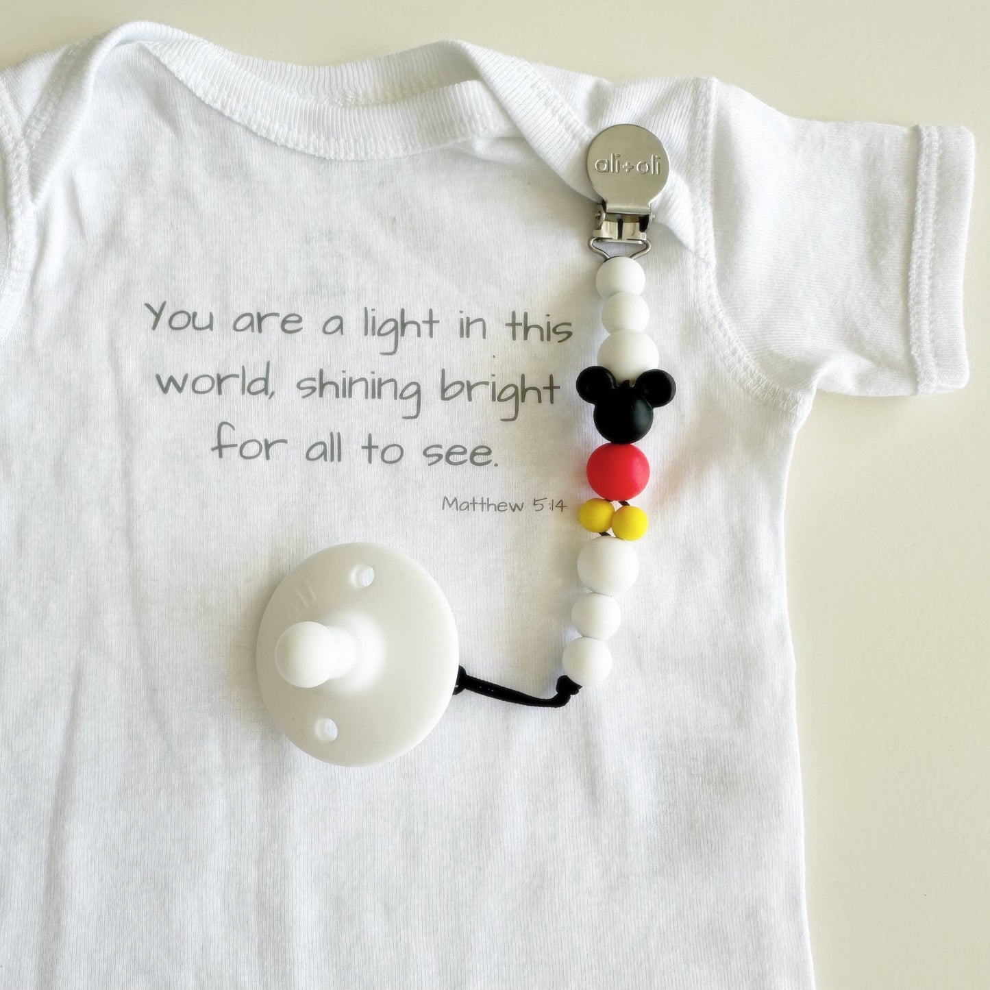 Pacifier Clip (Mouse) by Ali+Oli