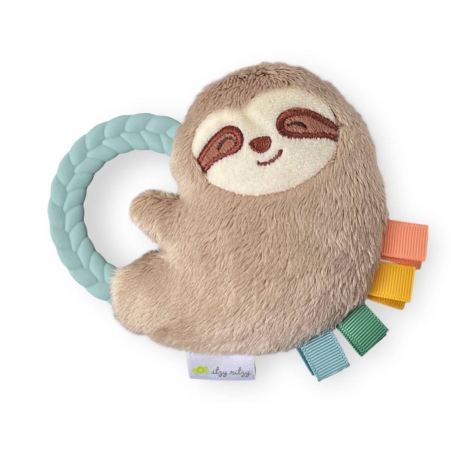 Ritzy Rattle Pal Plush Rattle Pal w/ Teether - Sloth
