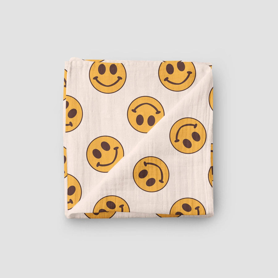Smiles - Plus Muslin Blanket