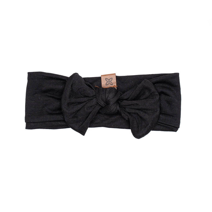 Knotted Bow - Onyx