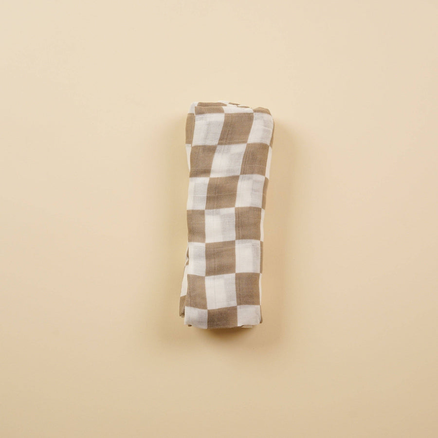 Checkerboard - Plus Muslin Blanket