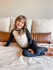 Black & Beige Pajamas