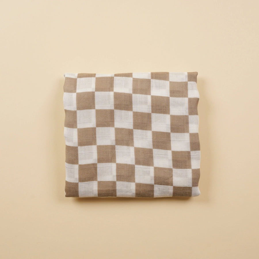 Checkerboard - Plus Muslin Blanket