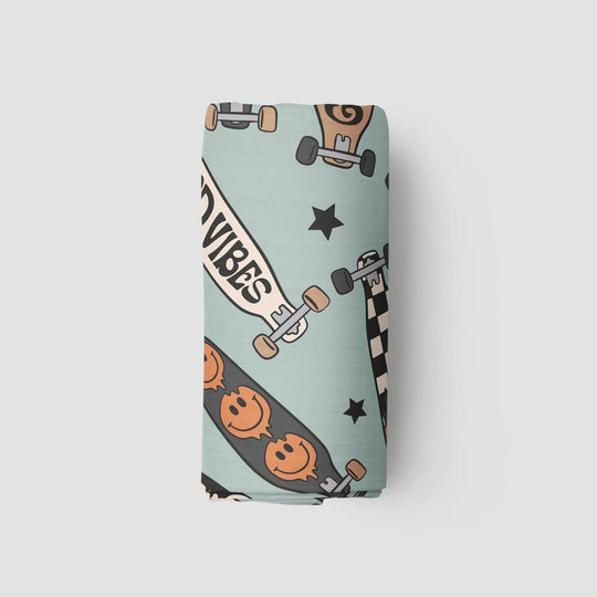 Skater Kid  - Plus Muslin Blanket