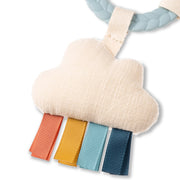 Bitzy Busy Ring™ Teething Activity Toy - Cloud